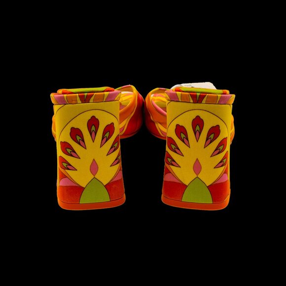 ZARA Printed High Heel Sandals Multi-Color | NWT - Picture 3 of 6